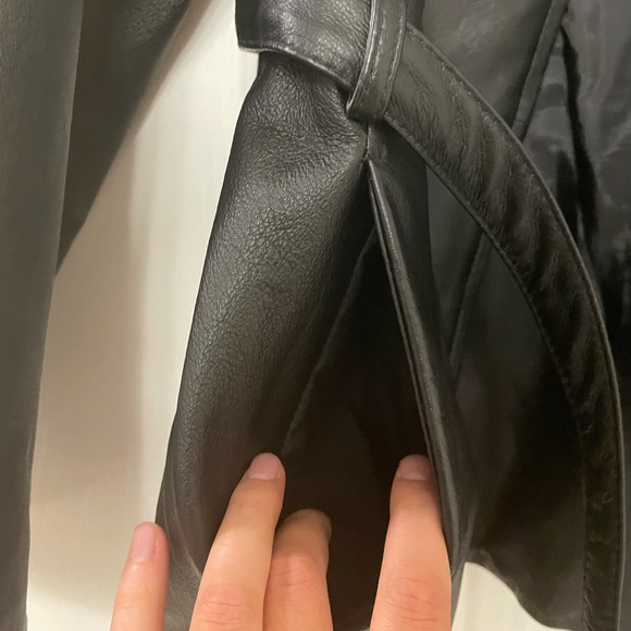 100% Soft Leather Jacket by New York and Company Size M - Picture 5 of 11